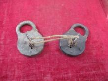 Pair of Vintage Locks w/ Keys
