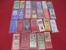 Advertising Matchbook Covers-Lot of 27