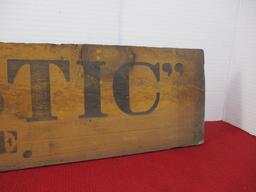 Early Hand Painted "Domestic" Sewing Machines Advertising Sign