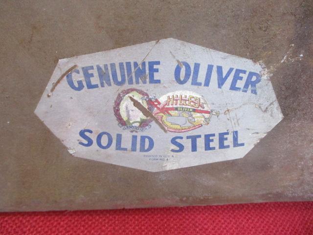 Oliver Genuine Steel Plow Blade with Sticker Counter Display
