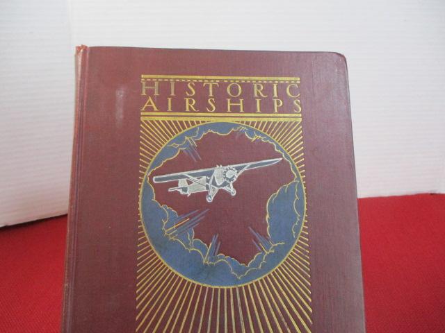 1926 Historic Airships Hardcover Book by Rupert Sergeant Holland