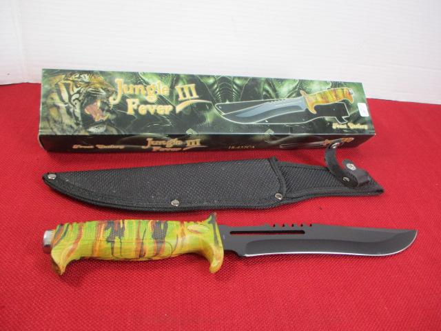 Frost Jungle Fever III Knife with Sheath