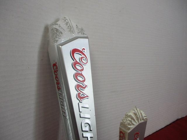 Coors Light Advertising Tapper Handles-Lot of 2