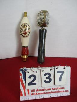 George Killian's Advertising Tapper Handle Pair