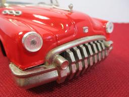 Vintage Voiture Standard Buick Sedan Red Convertible Friction Car