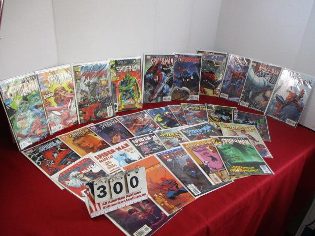 Marvel Comic Spiderman Mixed Comic Books-Lot of 30-G