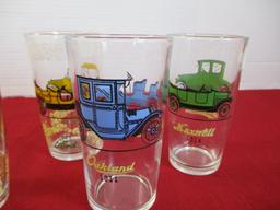 Vintage Collector Car Glassware-Lot of 5
