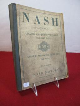 1939-1940 Nash No.4 Master Catalog