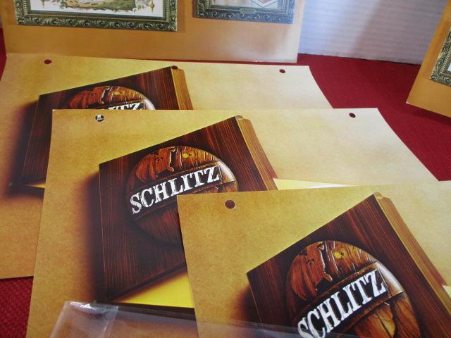 Vintage Schlitz/Blatz Advertising Materials-Lot of 8