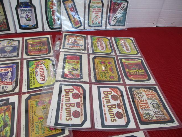 Topps Wacky Trading Stickers-Lot of 72