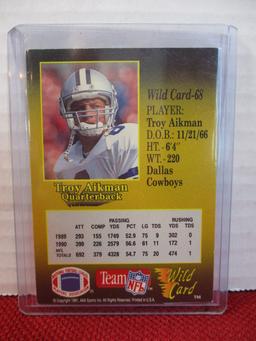 Troy Aikman Autographed Trading Card