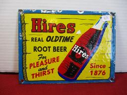 "Hires" Porcelain Advertising Sign