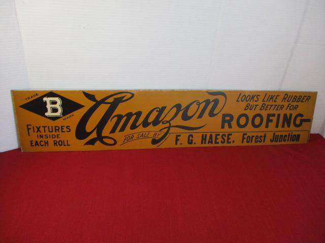 *NOS-Amazon Roofing Original Cardstock Advertising