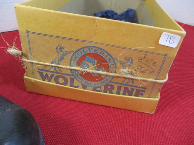 Selz Shoes Chicago Original Wolverine Lacers with Box
