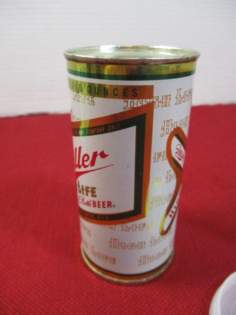 Miller High Life Flat Top Advertising Can