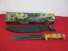 Frost Jungle Fever III Knife with Sheath