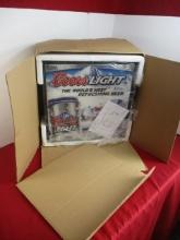 2011 Coors Light Great Lakes Beer Cave Temperature Sign