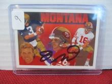 Joe Montana Autographed Trading Card