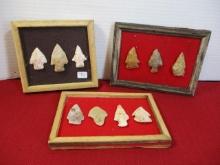 Native American Mixed Arrow Points-Lot of 10