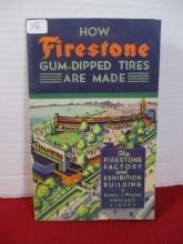 1933 Century of Progress Chicago Firestone Tire Catalog
