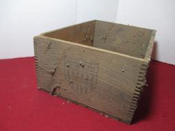 American Cyanide Chemical Co. Dovetailed Advertising Crate-A