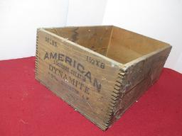 American Cyanide Chemical Co. Dovetailed Advertising Crate-A