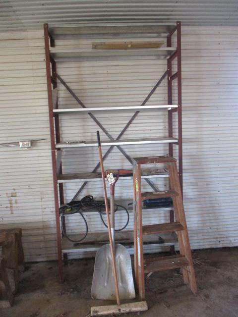 4'X8' Heavy Duty Metal Shelf w/ Contents