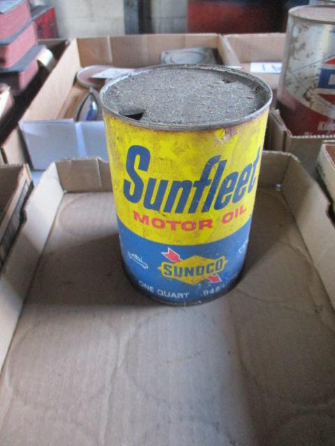 Sonoco Sun Fleet Motor oil 1 quart Advertising Can