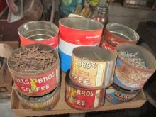 Coffee Advertising Tins