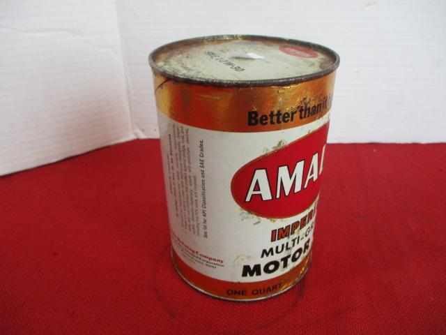 Amalie 1 Quart Composite Advertising Can (Empty)