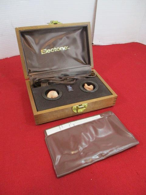 Electone Vintage Hearing Aids w/ Charring Box