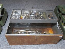 Vintage Tool Box w/ Contents-B