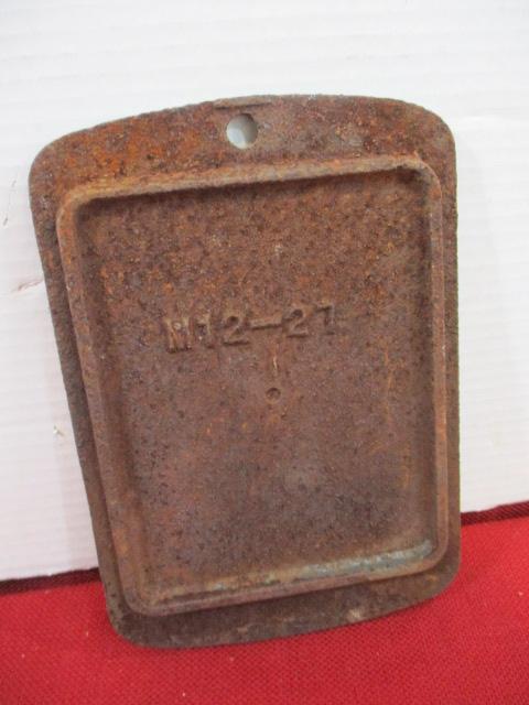 Heil Milwaukee. WI. 1927 Embossed Cast Rion Advertising Sign