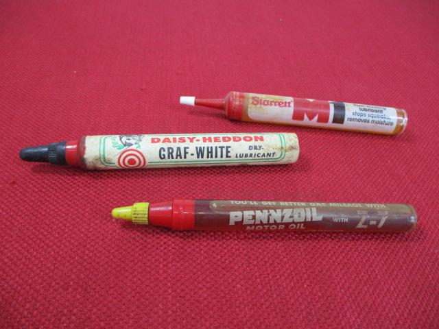 Daisy-Heddon/Pennzoil/Starrett Pen Advertising Oilers