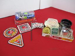 Advertising Ash Trays w/ Nascar Items