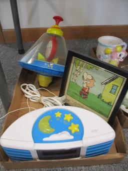 Playschool Children's Alarm Clock w/ Vintage Top