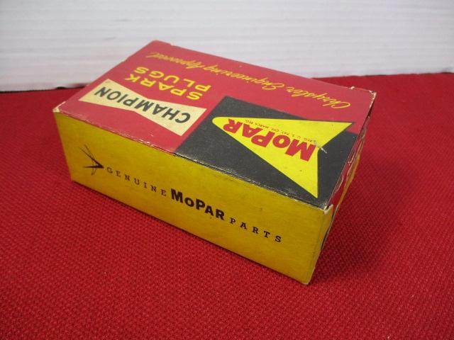 MOPAR Champion Spark Plugs with Original Contents Advertising Display