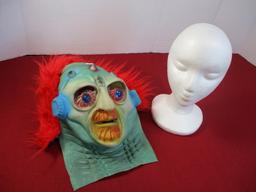 1960's Vintage Alien Robot Latex Mask