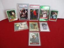 Mixed Lot of Golf Sports Cards (Including Grrrraded Tiger Woods)