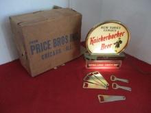 *Knickerbocker Beer Lightup Advertising Display