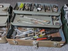 Vintage Tool Box w/ Contents-G