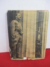 1936 Adolf Hitler Hard Cover Book w/ Stick in Photos