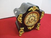 Cast Iron Mantle Clock