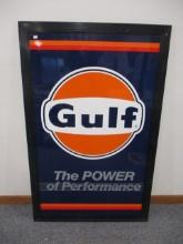 Gulf Metal Advertising Sign