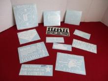 NOS Vehicle Decals-Lot of 12-Military