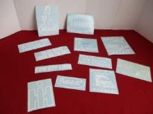 NOS Vehicle Decals-Lot of 12-Trucks