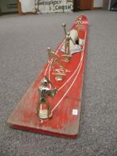 Vintage Water-ski/Trophy Coat Rack-A
