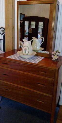 Dresser/Wardrobe combination -pitcher/bowl not inc