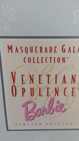 3 Masquerade Gala collection Barbies. Venetian Opulence, Rendezvous, and Illusion