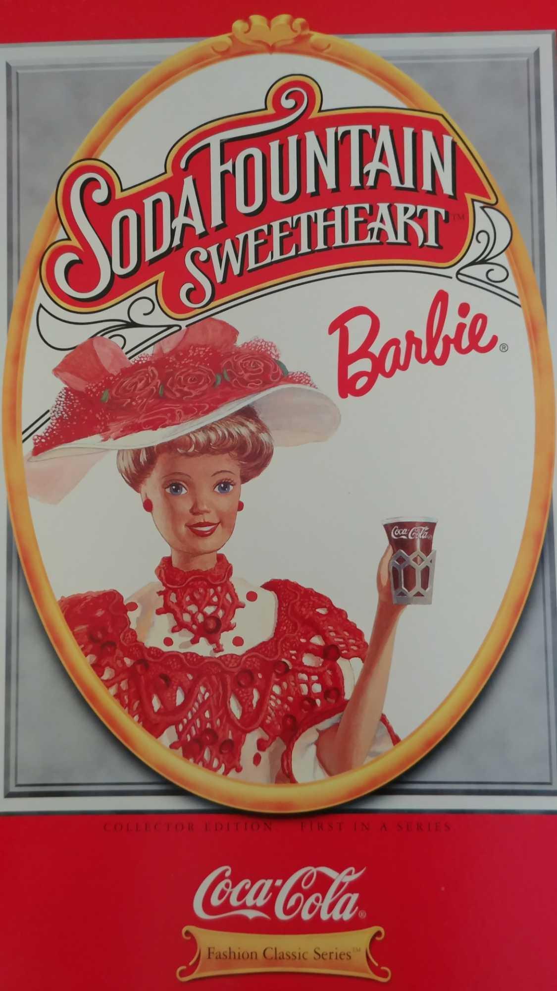 Lot of 4 Coca Cola Barbies